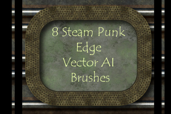 8 Steam Punk Illustrator Brushes: Grunge Metal Rivets for Your Art