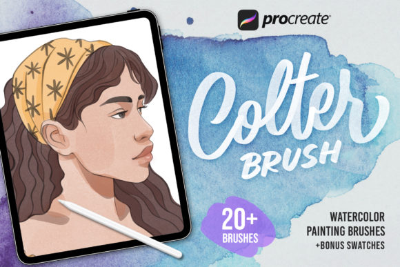 Bring Artistic Depth to Your Digital Canvas with Procreate Colter Brush - Watercolor