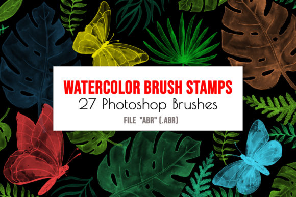 Bring Paradise to Your Projects with Tropical Watercolor Brushes