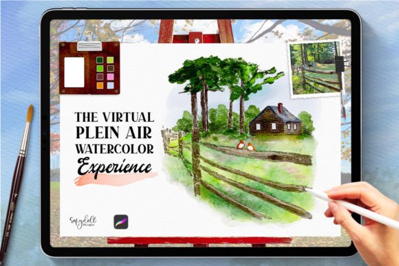 Bringing the Outdoors In: The Virtual Plein Air Watercolor Experience