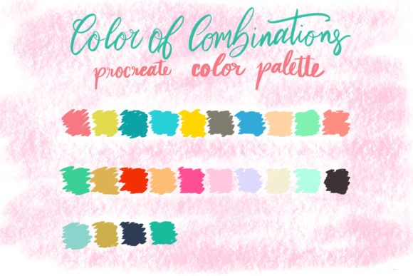 Colors of Combinations: A Procreate Palette for Dynamic Design