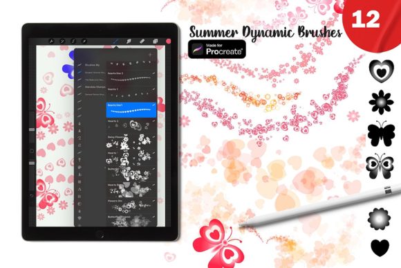 Enchant Your Art: The Procreate Brush Summer Butterfly Set