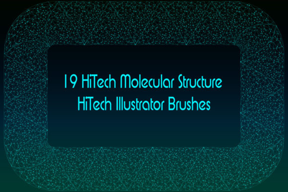 HiTech Structure Illustrator Brushes: Futuristic Design Assets
