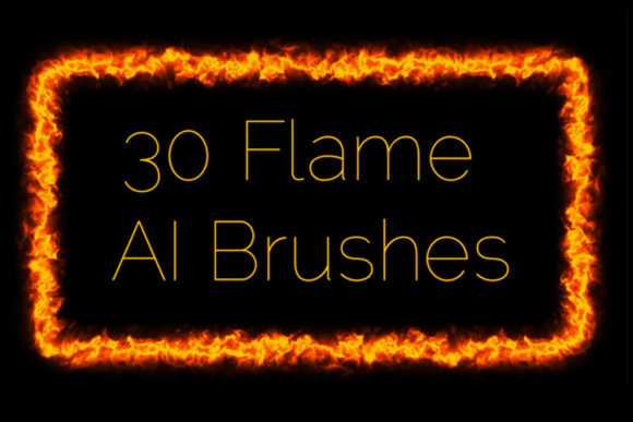 Ignite Your Designs: Using 30 Flame Illustrator Brushes