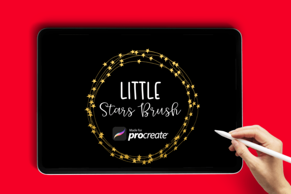 Little Stars Liner Procreate Brush: A Heartfelt Design Asset