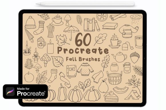 Procreate Fall Brushes: Perfect Autumn Stamps