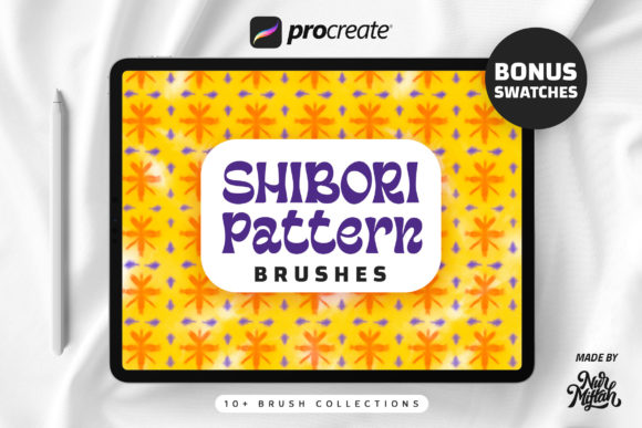 Procreate Shibori Pattern Brushes: Authentic Tie-Dye Textures for Digital Artists