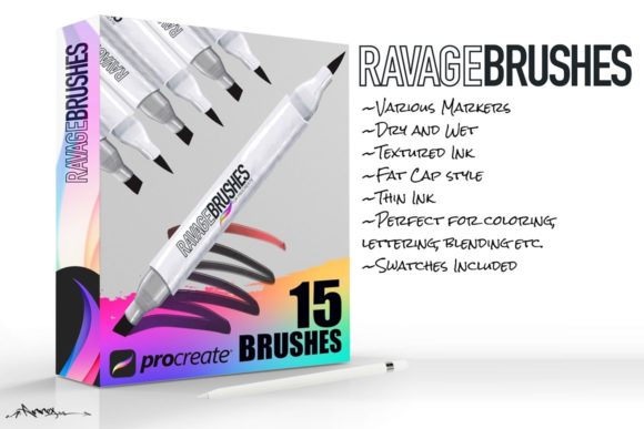 Ravage Procreate Brushes: Unleash Your Digital Artistry