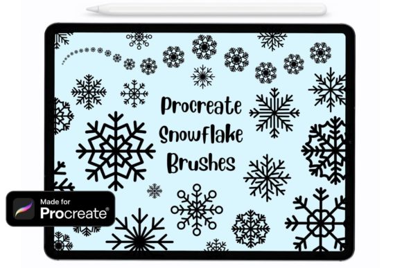 Snowflake Brushes for Procreate: Elevate Your Winter Designs