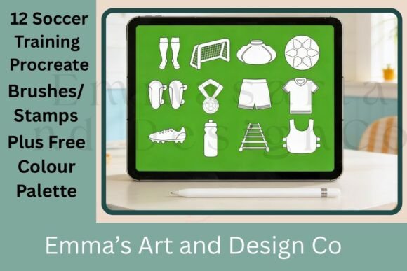 Soccer Procreate Stamps: A Design Toolkit for Coaches and Creatives