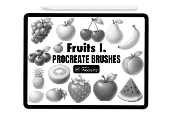 Unleash Your Creativity with Cute Fruits Procreate Brushes