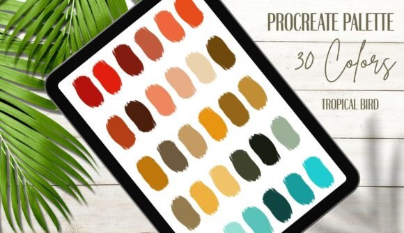 Unlock Vibrant Creativity with a Procreate Tropical Bird Palette