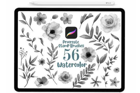 Watercolor Procreate Brushes: Organic Art for Modern Design